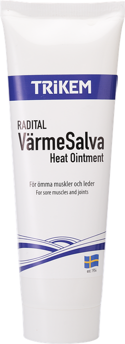 Radital Värmesalva | För ömmande muskler och leder | Trikem Radital Värmesalva | För ömmande muskler och leder | Trikem