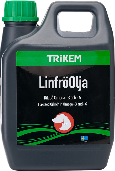 WorkingDog Linfröolja | Omega 3 & 6 Hund | Trikem WorkingDog Linfröolja | Omega 3 & 6 Hund | Trikem